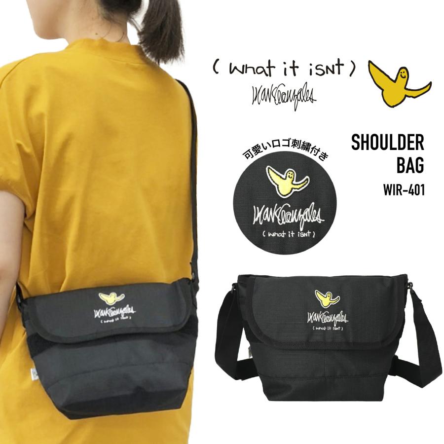 新品未使用What it isn’t メッセンジャーバッグ　マークゴンザレス Mark Gonzales マークゴンザレス What it isNt ショルダーバッグ