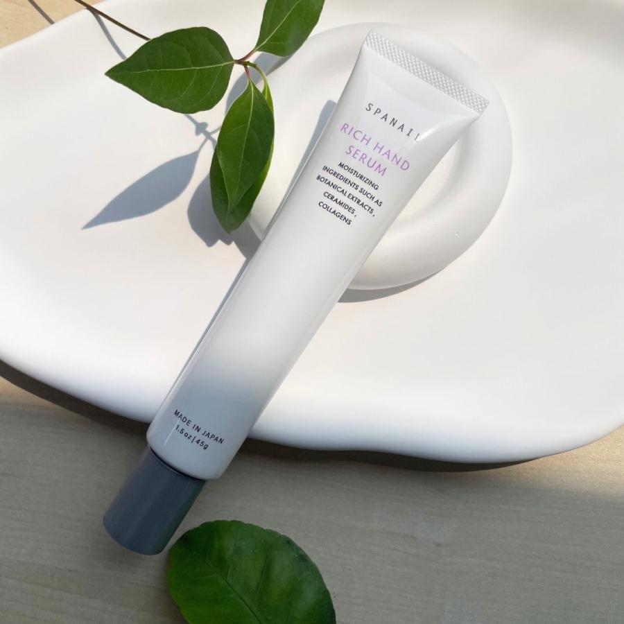 スパネイル 公式 リッチハンド美容液 45g 保湿 乾燥対策 エイジングケア 濃密なクリームが美容液に変化 無香料 | 