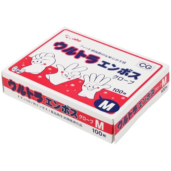 ウルトラエンボス手袋 M 100枚入 : 業務ショップ のん太郎 - 通販