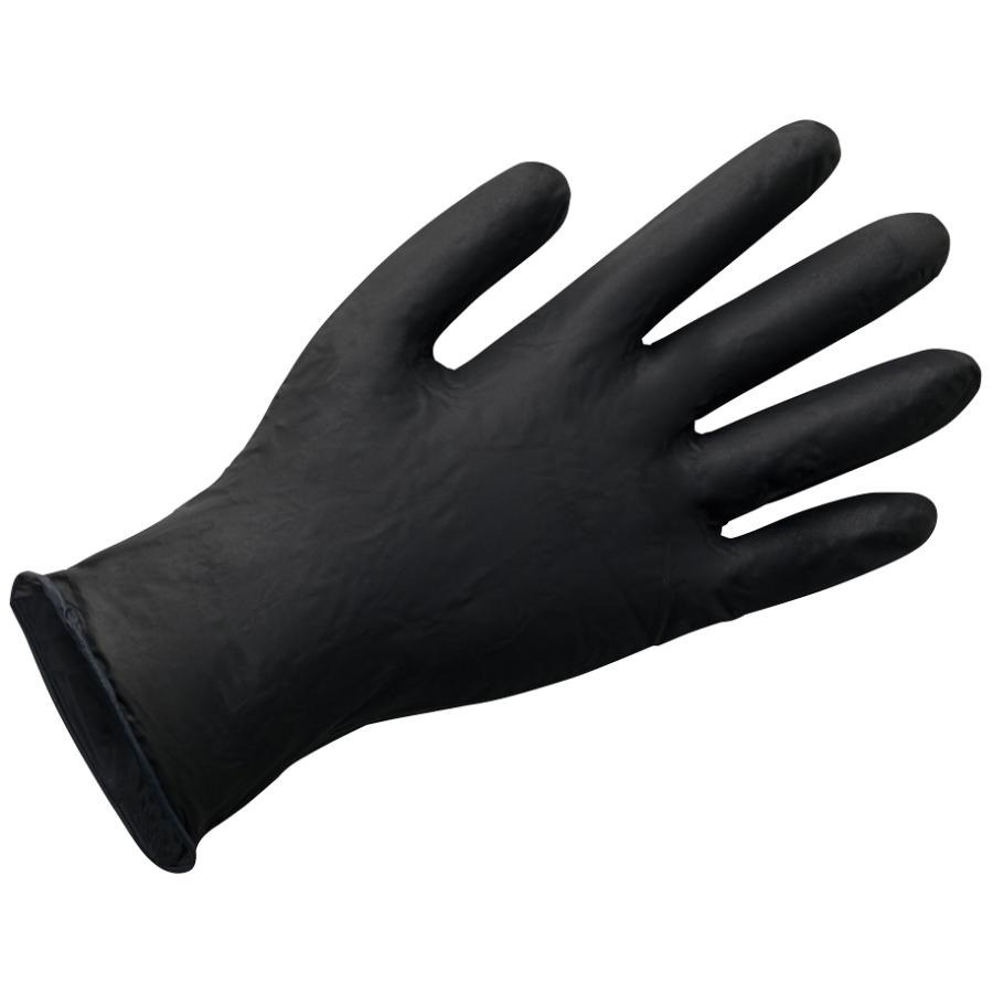 シンガーニトリル手袋 SRB ブラック パウダーフリー Sサイズ 100枚×30