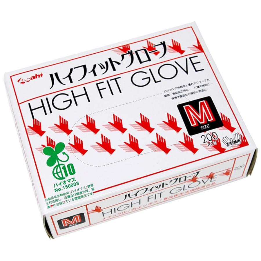 旭創業　ポリエチレン手袋　ハイフィットグローブ　ナチュラル　Mサイズ　200枚×30箱入【取り寄せ商品・即納不可】 旭創業 ポリエチレン手袋 ハイフィットグローブ ナチュラル Mサイズ
