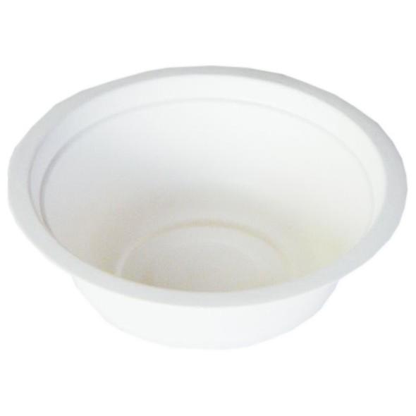 パルプモールド容器　モールドどんぶり　MD-6　無地　135×47mm　50枚×24入【メーカー直送・代引き不可・時間指定不可・沖縄、離島不可】