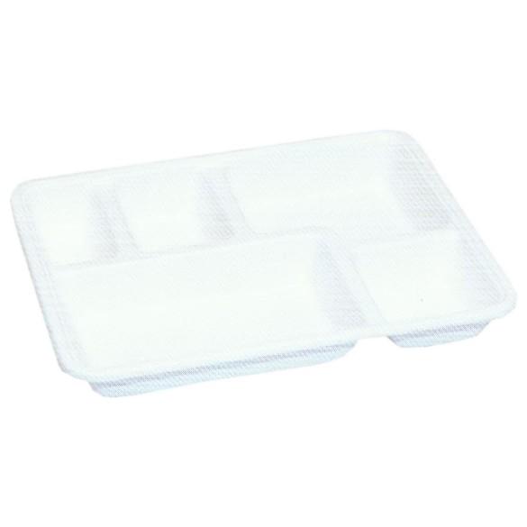 パルプモールド容器　モールド弁当　MB-4　コーティング　267×217×30mm　50枚×12入【メーカー直送・代引き不可・時間指定不可・沖縄、離島不可】