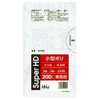 【法人様限定】ポリ袋　7L　0.01×320×380　半透明　200枚×30冊　（6000枚）GH09【メーカー直送・時間指定不可・沖縄、離島不可】