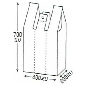 レジ袋 半透明 TB-60(西日本60号、東日本80号) 100枚×10(1000枚 