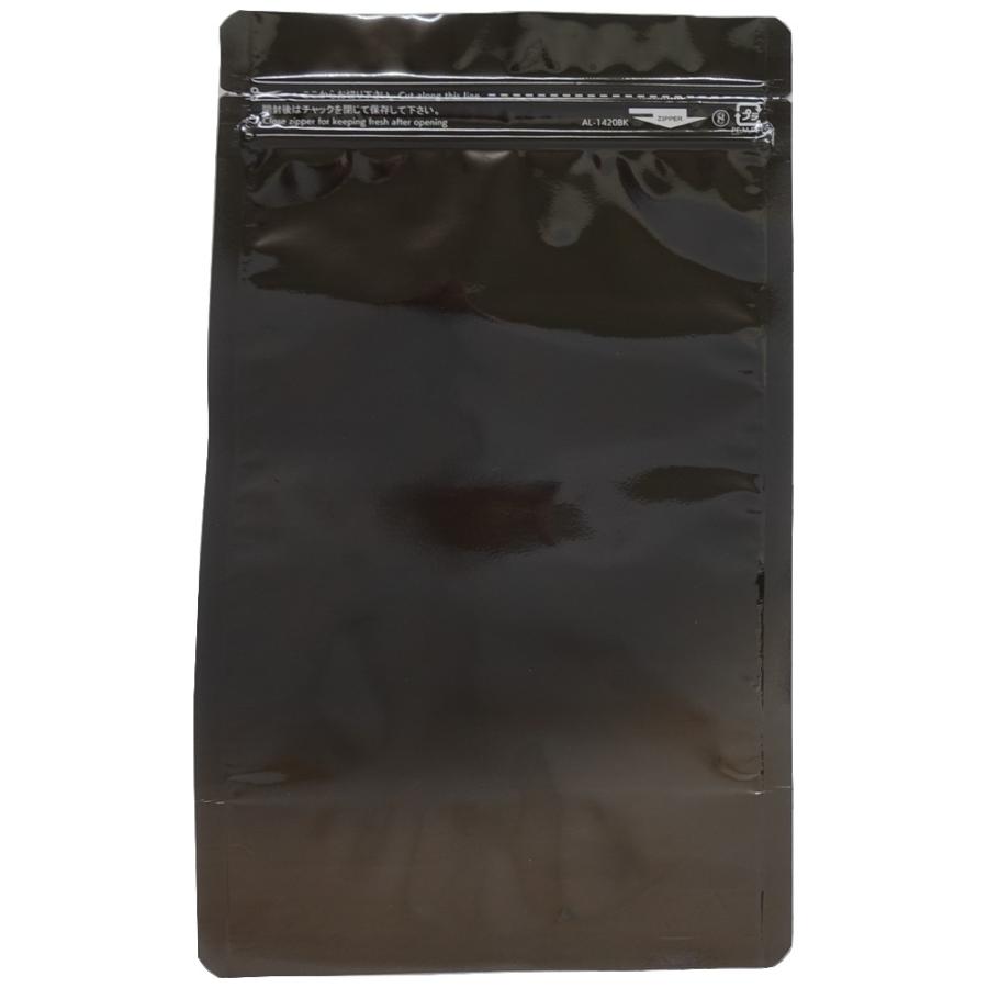 ラミジップ　AL-1420BK　アルミカラースタンドタイプ　32＋200×140(41)mm　ブラック(黒)　50枚×3袋【専用倉庫直送】 ラミジップ AL-1420BK アルミカラースタンドタイプ 32＋200×140(41)mm