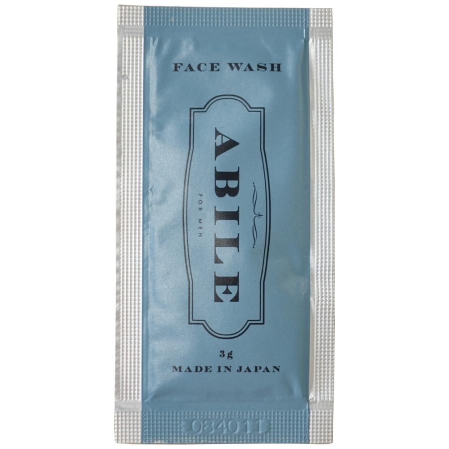 フェイスウォッシュ　男性向け　アービレ　洗顔フォーム　パウチ　3g　1000個入【取り寄せ商品・即納不可】 フェイスウォッシュ 男性向け アービレ 洗顔フォーム パウチ 3g 1000個