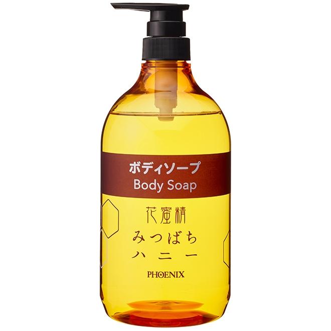 フェニックス　花蜜精みつばちハニーボディソープ　詰替容器　1000mL×30本入【取り寄せ商品・即納不可・代引き不可・返品不可】 フェニックス 花蜜精みつばちハニーボディソープ 詰替容器 1000mL×30本