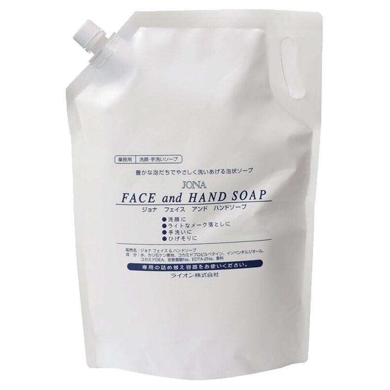 ジョナ　フェイス＆ハンドソープ　（ライオン）　3L×4入【取り寄せ商品・即納不可】 LION（ライオン） ジョナ フェイス＆ハンドソープ 3L×4入【取り寄せ