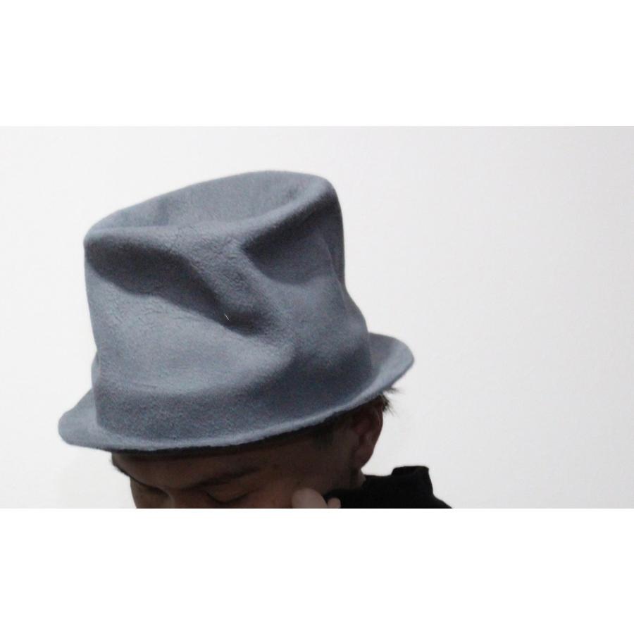 Your Hat Number 509 WAXED RABBIT HAT  ワックスドラビットファーハット　帽子　５９ｃｍ  グレー　gray｜nontitletokyo｜03