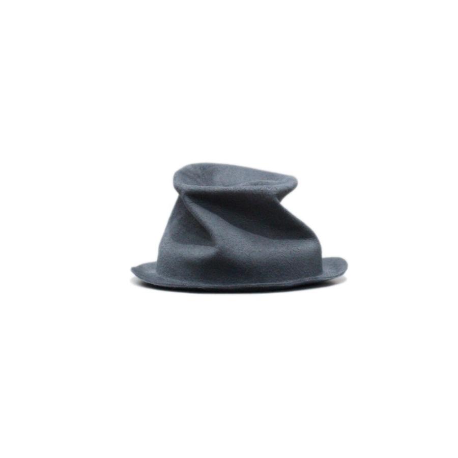 Your Hat Number 509 WAXED RABBIT HAT  ワックスドラビットファーハット　帽子　５９ｃｍ  グレー　gray｜nontitletokyo｜05