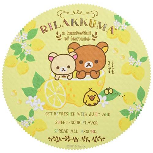 リラックマ クリーニングクロス 最大49 Offクーポン 丸型 フレッシュレモン 15cm 15cm