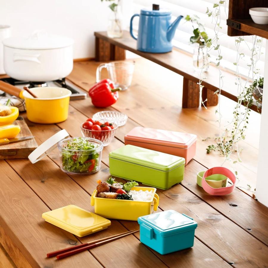 日本最級 三好製作所 0101 0030 オリーブグリーン L スクエア 保冷剤一体型 ランチボックス Gel Cool 弁当箱 Www We Job Com