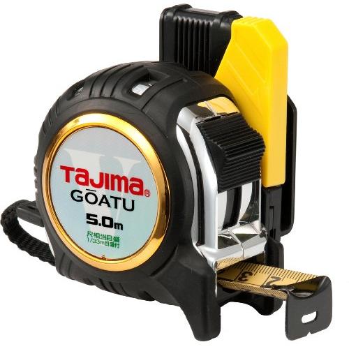 タジマ Tajima コンベックス マート 剛厚テープ5m×25mm 剛厚セフGロック25 高品質の人気 尺相当目盛付 GASFGL2550