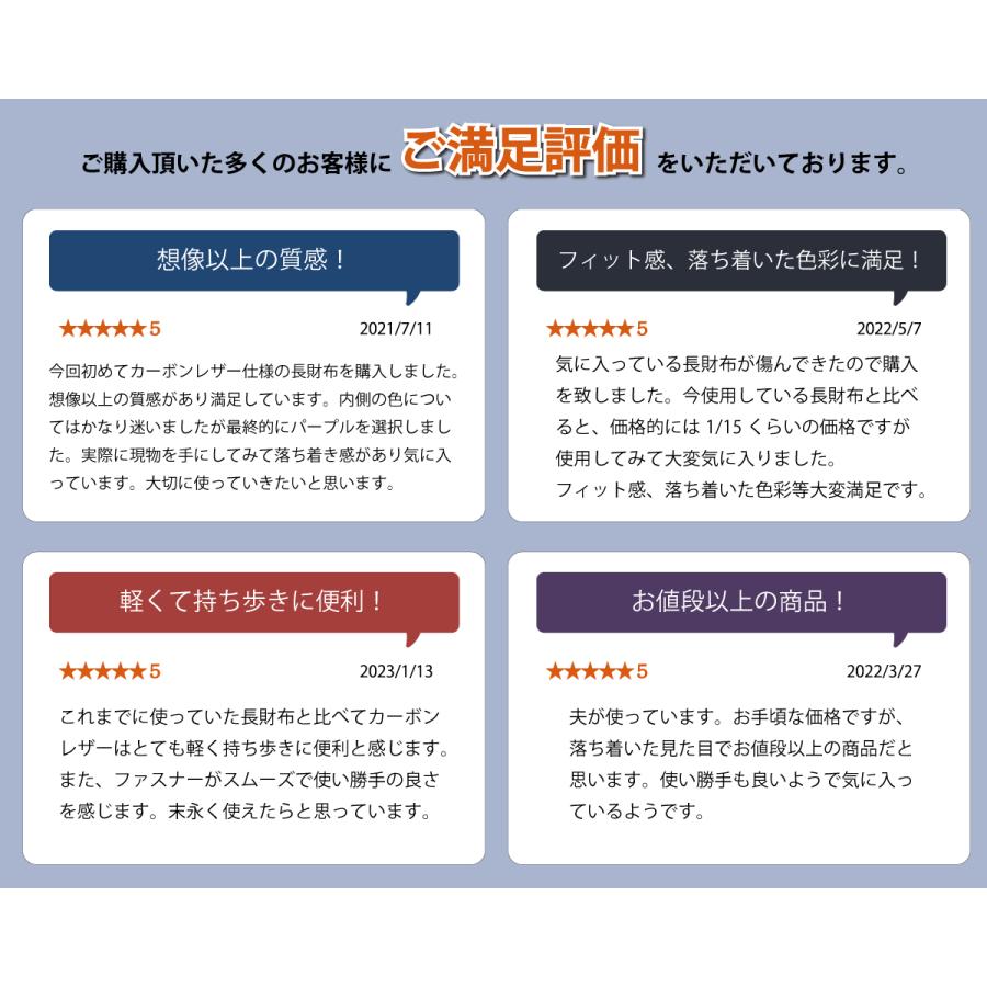 長財布 メンズ カーボンレザー 本革 財布 GRACE ラウンドファスナー 大容量 イタリアン 軽い 革 長サイフ プレゼント ギフト 送料無料　爆買の画像