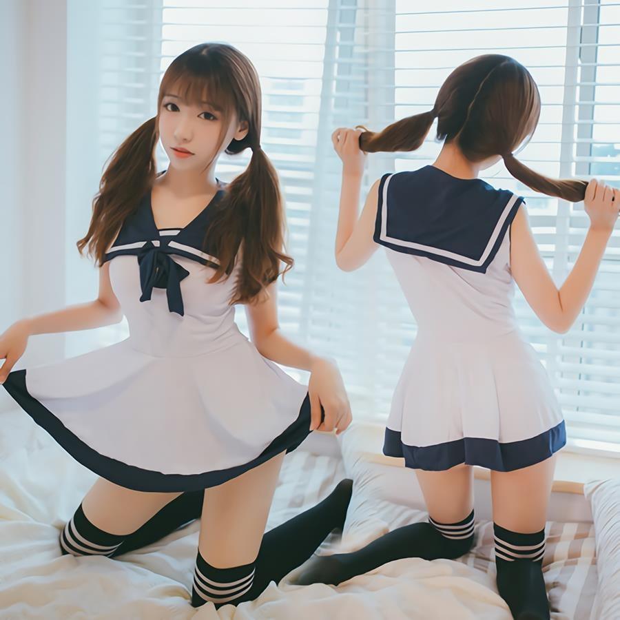 透け　制服 セーラー服 ワンピース スクール セクシー 透け 制服 レディース コスプレ メール便送料無料 : ノップノップ - 通販 - Yahoo!ショッピング