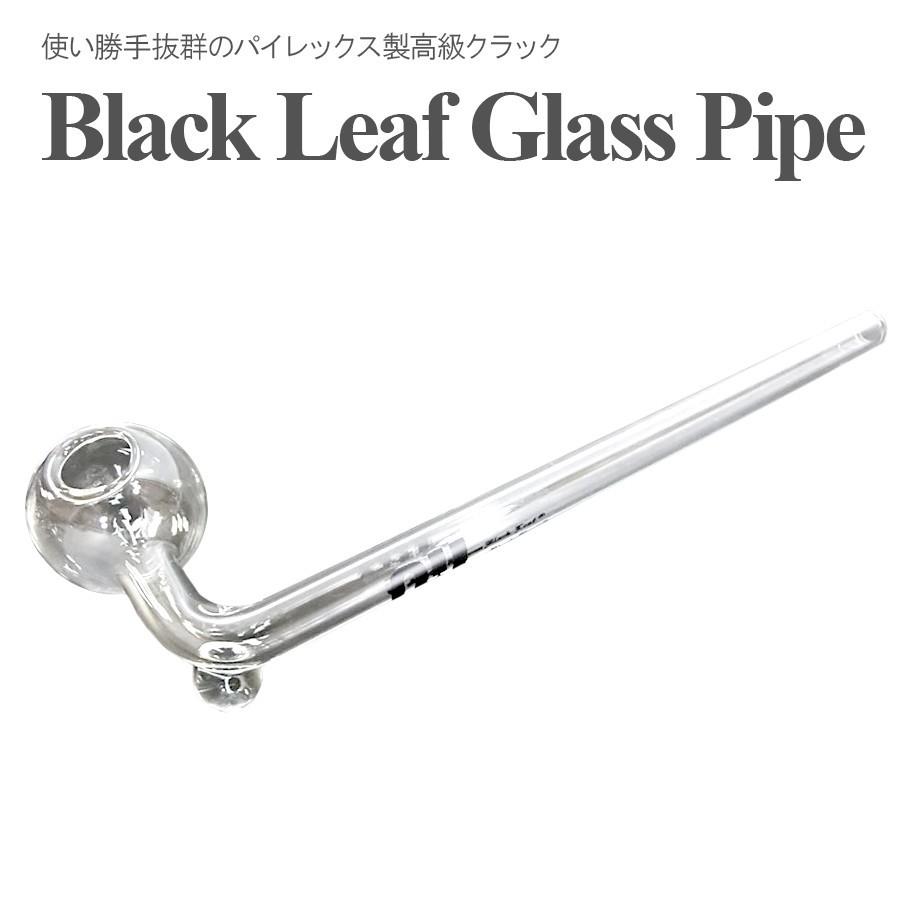 ガラスパイプ ロングタイプ Black Leaf クラックパイプ ガラパイ Bl Crack Long ノップノップ 通販 Yahoo ショッピング