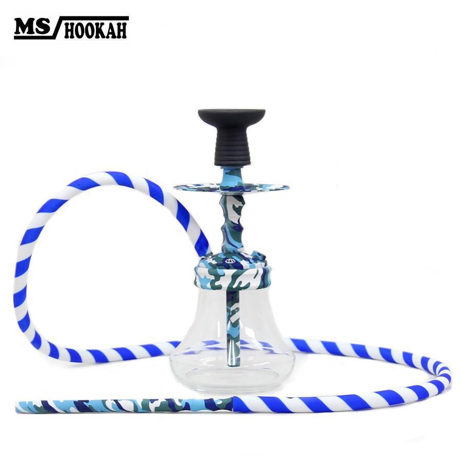 シーシャ パイプ MS Tokyo Hookah ブルー カモフラ 30cm 水タバコ shisha hookah CAMO 迷彩 el