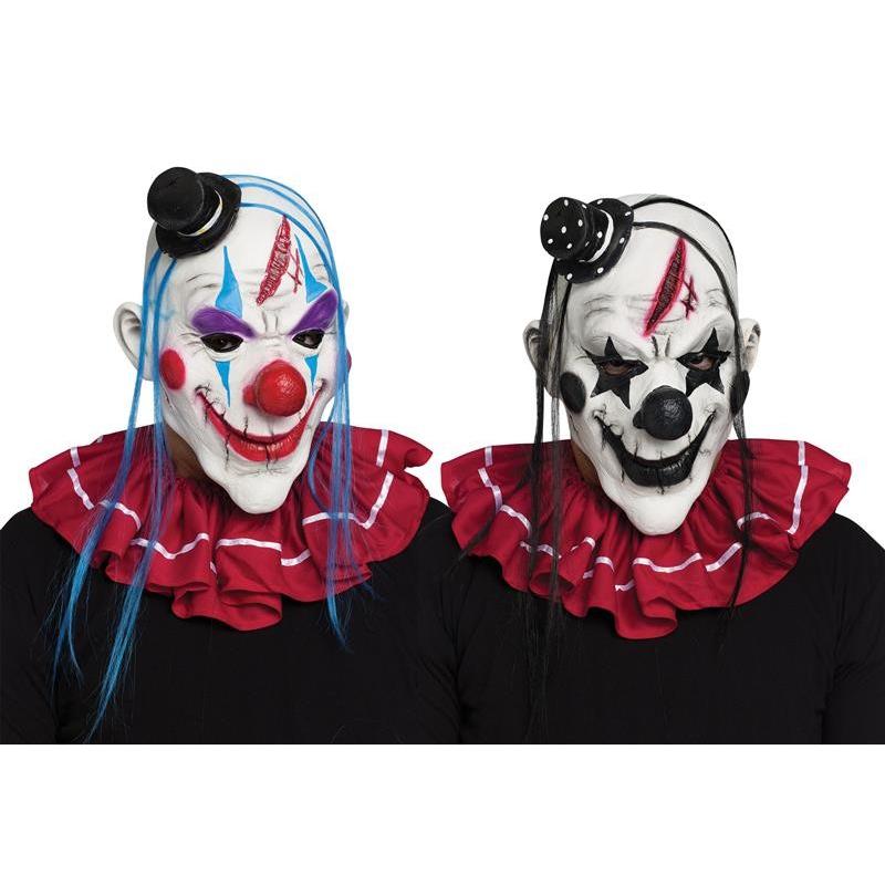 在庫処分 キラー クラウン マスク ピエロ コスプレ お面 ホラー 殺人