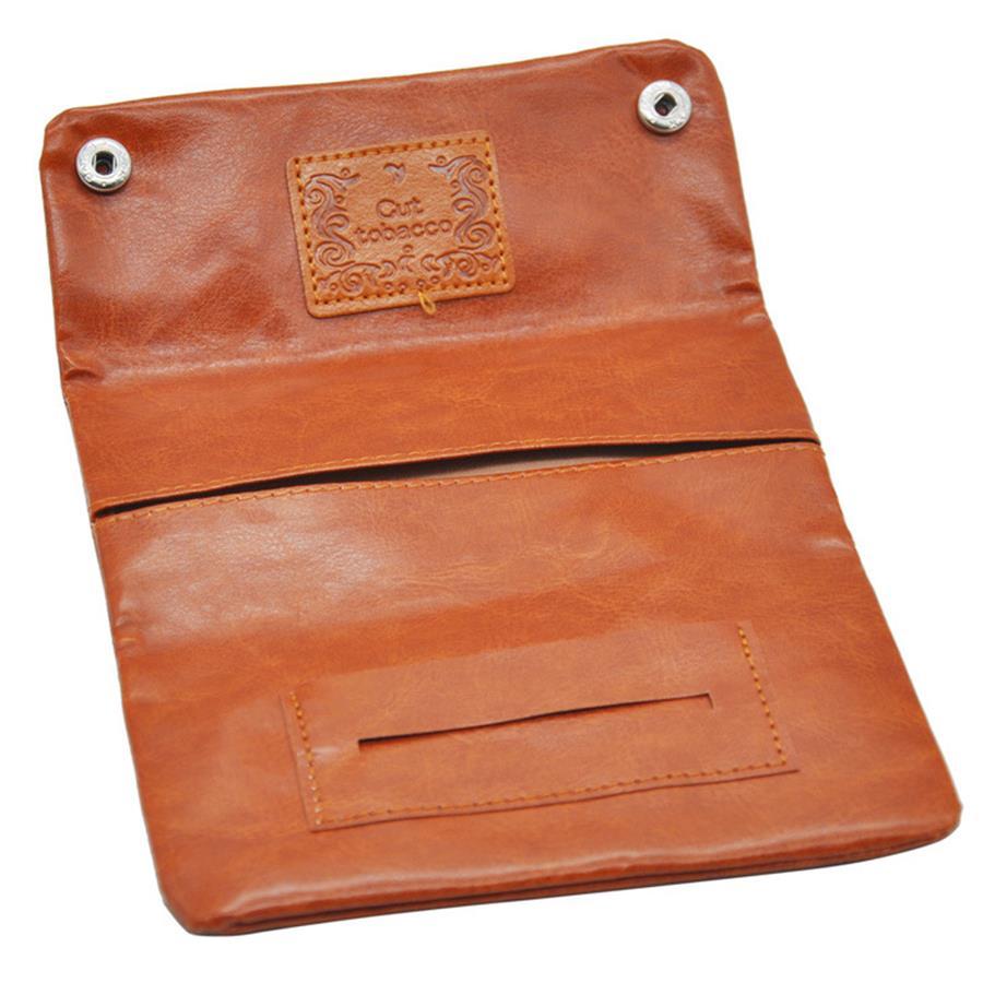 PUレザー シャグポーチ 手巻きタバコ シガレットケース 喫煙具 煙草 葉