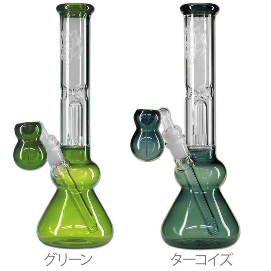 ガラス ボング 3層式 アイシング パイプ 30cm 水パイプ アクアパイプ