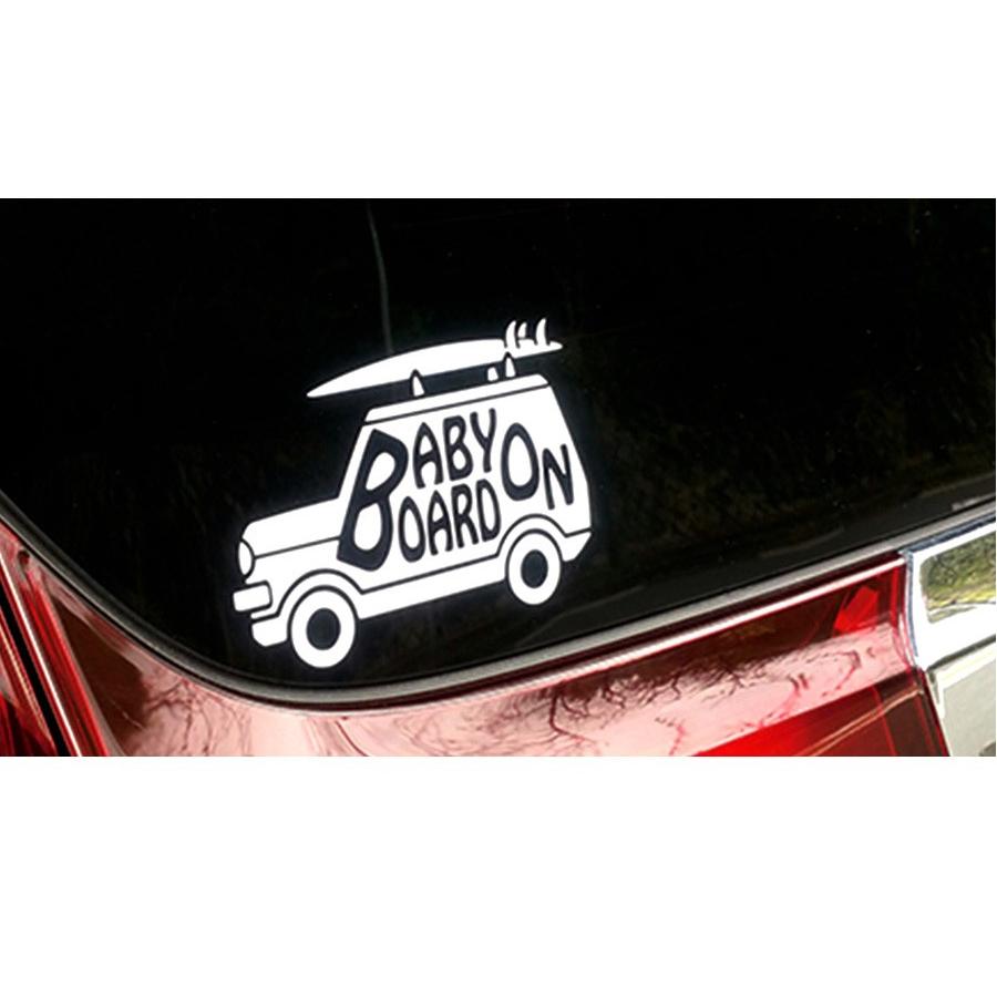 ステッカー シール デカール Baby On Board 赤ちゃん ベビーインカー 赤ちゃんが乗ってます セーフティーサイン カー用品 メール便送料無料 Rl Babyonboard ノップノップ 通販 Yahoo ショッピング