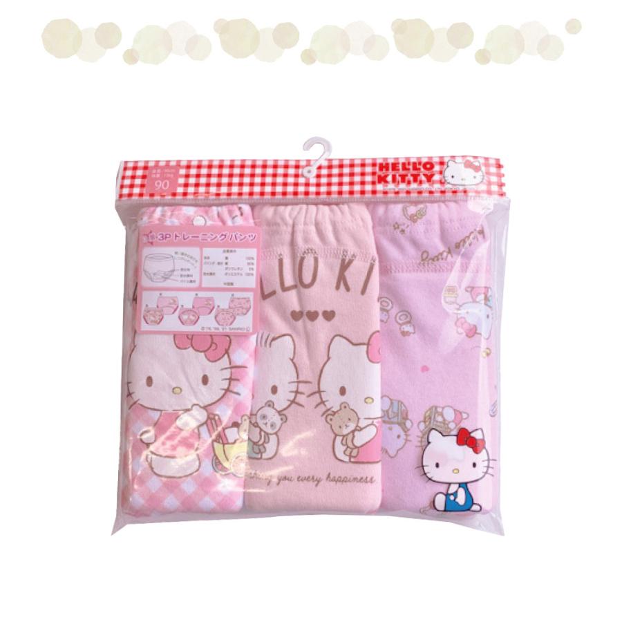 ハローキティ ３p トレーニングパンツ 3層 トレパン 女の子 90 95 100 3枚組 おねしょ パンツ パイル 防水層付 おねしょ対策 トイトレ サンリオ キティちゃん Rok 145kt10 ノップノップ 通販 Yahoo ショッピング