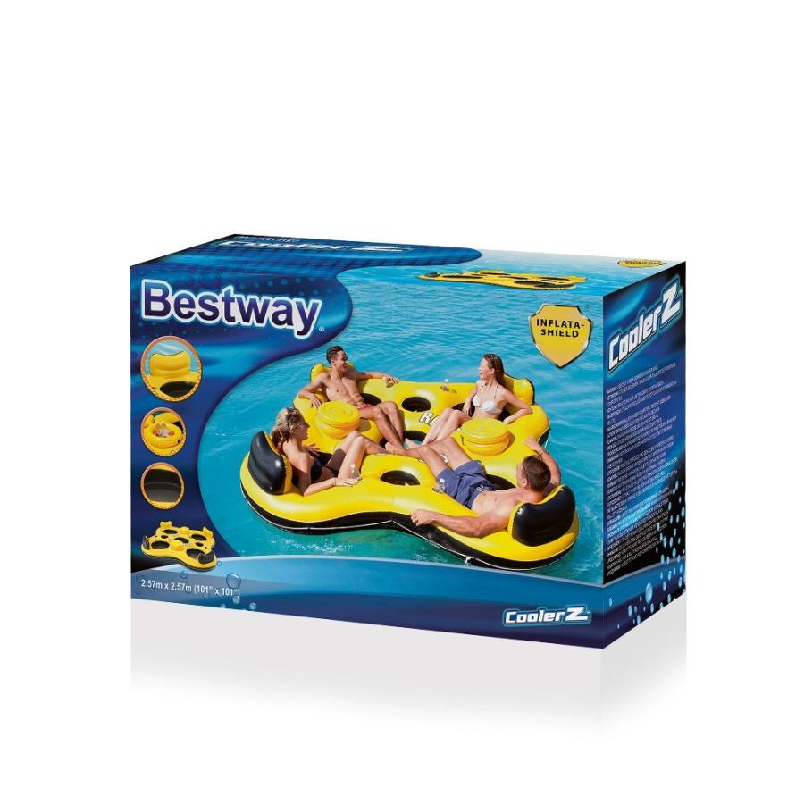 4人掛けフロートソファ 大型 ベッド チェア フロート 浮き輪 浮輪 うきわ 大人用 水遊び ビーチグッズ プール 海水浴 送料無料 