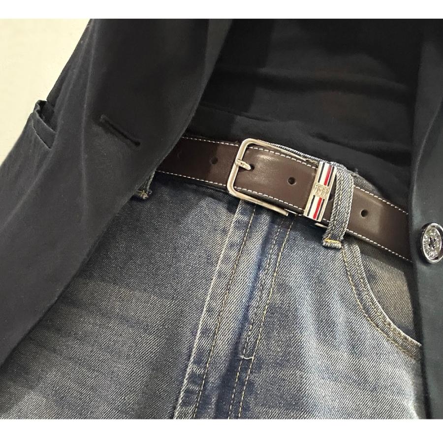 TOMMY HILFIGER（トミー・ヒルフィガー） ベルト メンズ 本革 学生