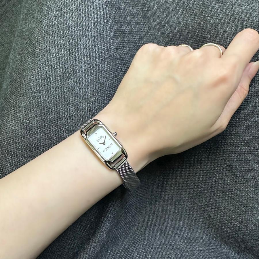 193 稼働【美品】COACH時計　箱付き　レディース　ブルー　シェル　バングル 193 稼働【美品】COACH時計 箱付き レディース ブルー シェル バングル