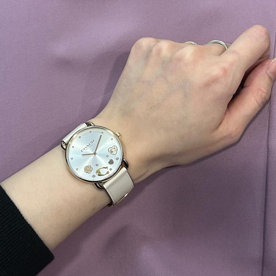 COACH コーチ 腕時計 手表 レディース アイボリー ピンク 革 COACH コーチ 腕時計 手表 レディース アイボリー ピンク 革