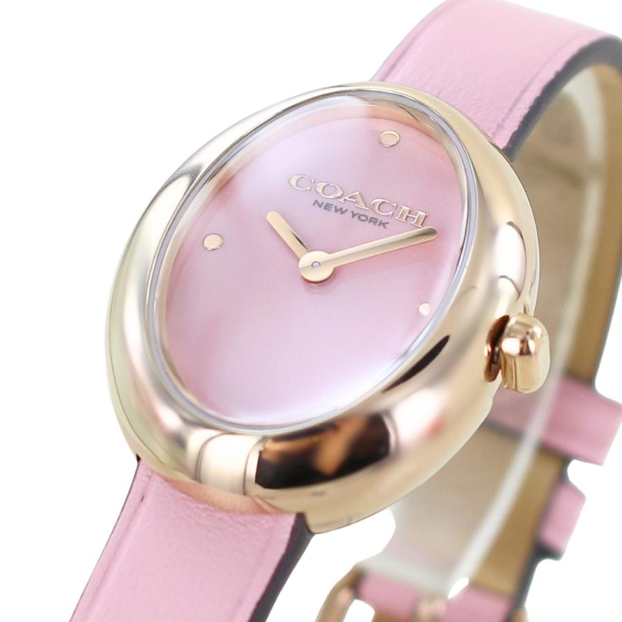 【未使用品】COACH ピンクレザークオーツ腕時計 COACH コーチ 腕時計 レディース ブランド コーチ時計 コーチ