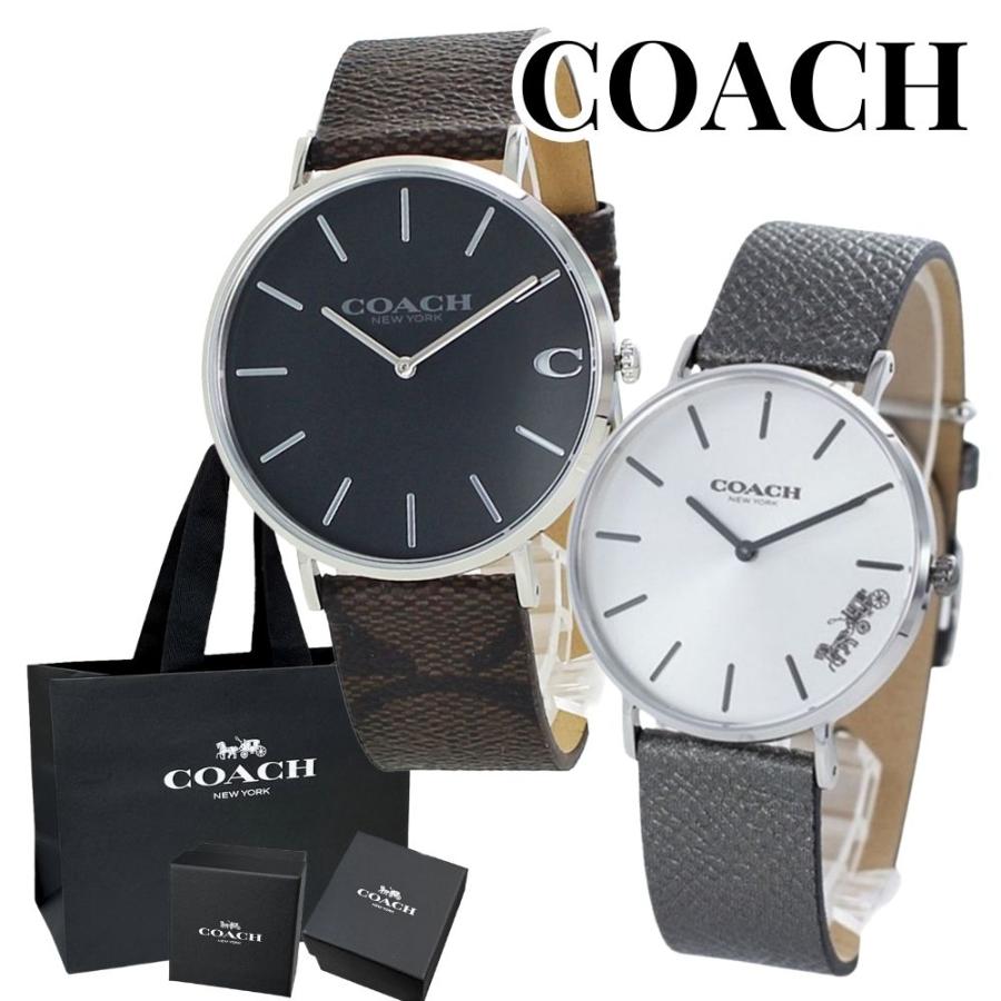 COACH（コーチ） ショッパー付き 時計収納ケース付き ペアウォッチ 2本 