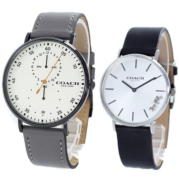 大人女性の シンプルなペアウォッチ 22 プレゼント クリスマス 記念日 レザー ブラック グレー ペリー レディース メンズ コーチ 腕時計 プレゼント ブランド オシャレ ペアウォッチ Corps Solutions Com