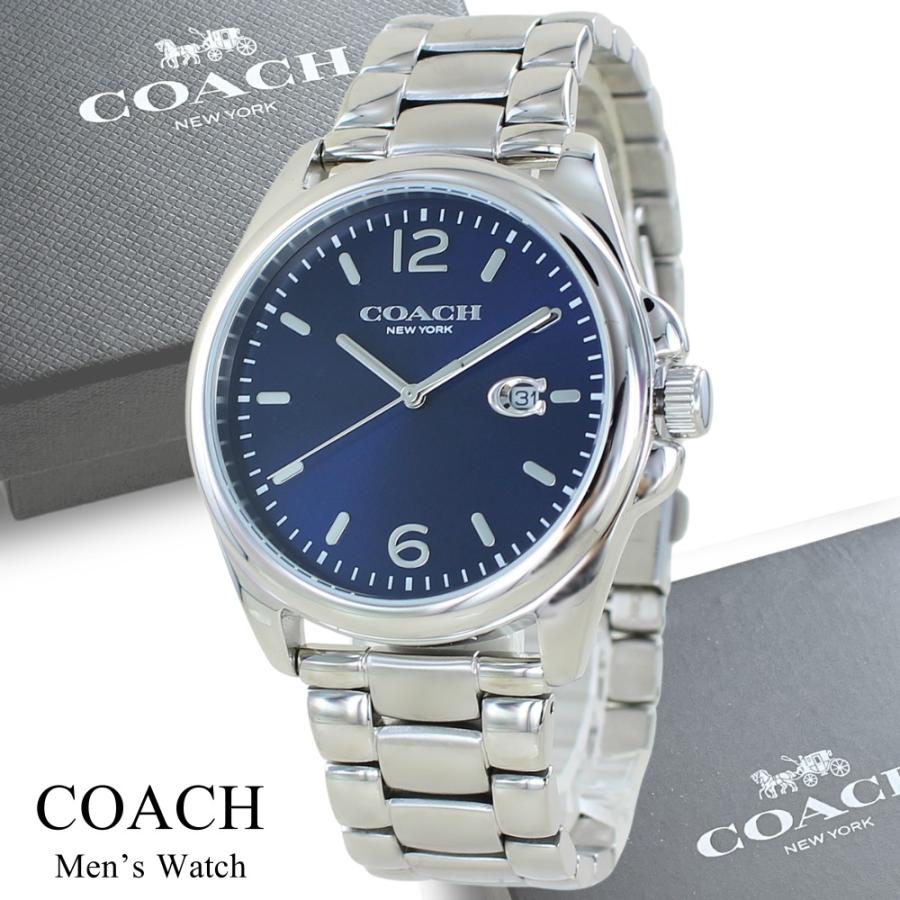 COACH コーチ 腕時計 手表 メンズ シンプル おしゃれ 文字盤 青 COACH コーチ 腕時計 手表 メンズ シンプル おしゃれ 文字盤 青