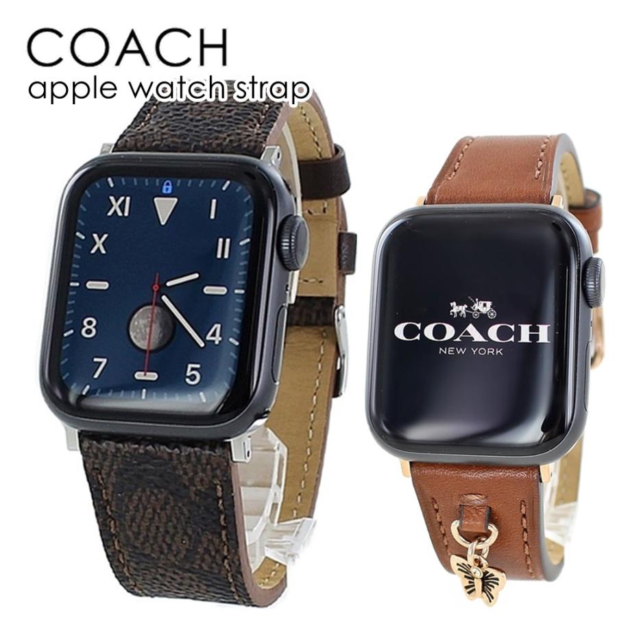 カップル ペア アップルウォッチ バンド コーチ Apple Watch 8 7 記念日 2023 1470004314700117腕時計