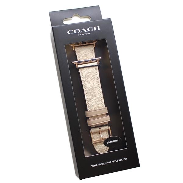 COACH（コーチ） アップルウォッチ ベルト バンド レディース 革