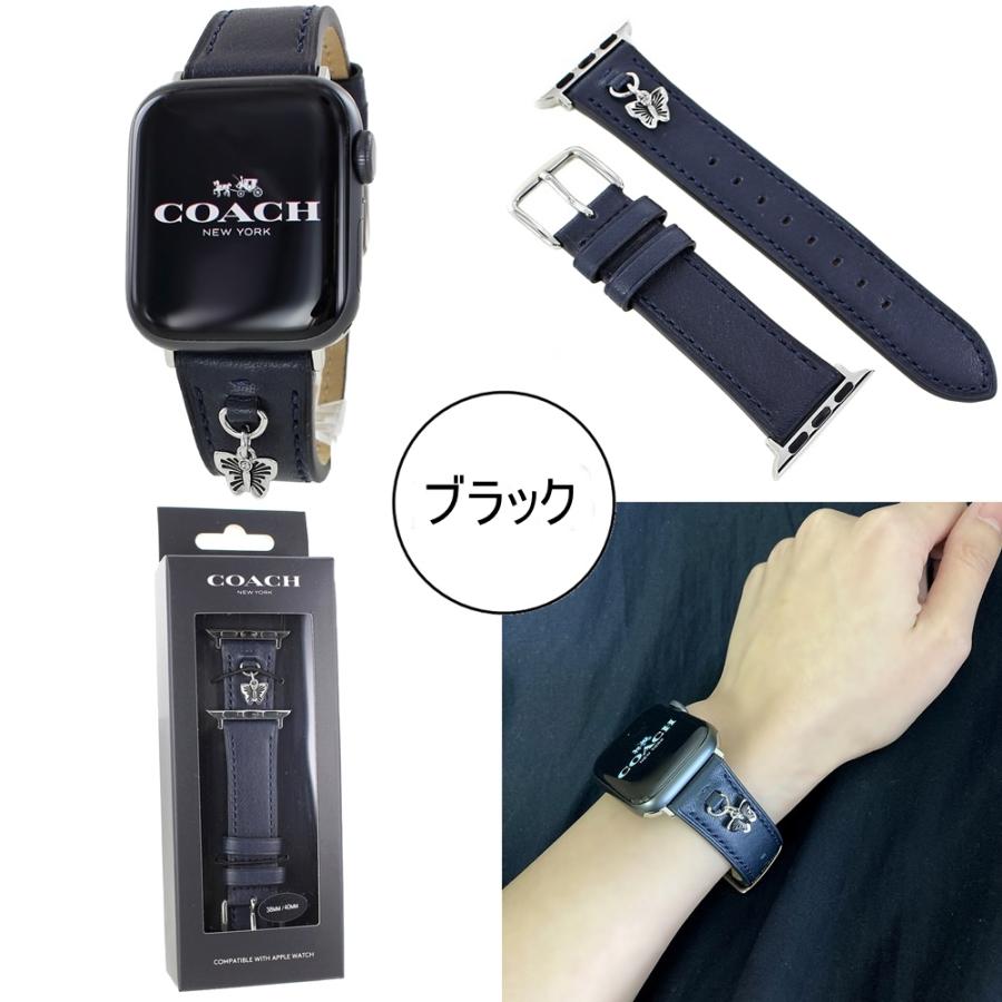 COACH（コーチ） アップルウォッチ ベルト バンド レディース 革 交換