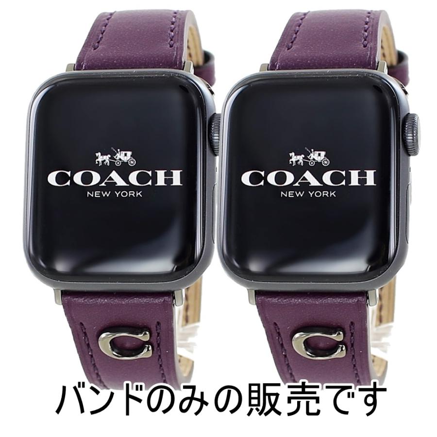 【正規品】コーチ アップルウォッチ ラバー ブラック バンド プレゼント COACH お揃い アップルウォッチバンド コーチ 友達 ペアルック