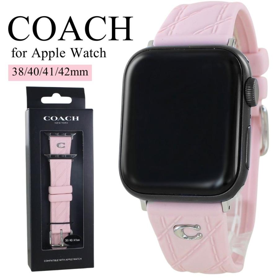 コーチ正規店購入　Apple Watchバンド38＆40mm対応 COACH コーチ アップルウォッチ バンド レディース ベルト レザー 革