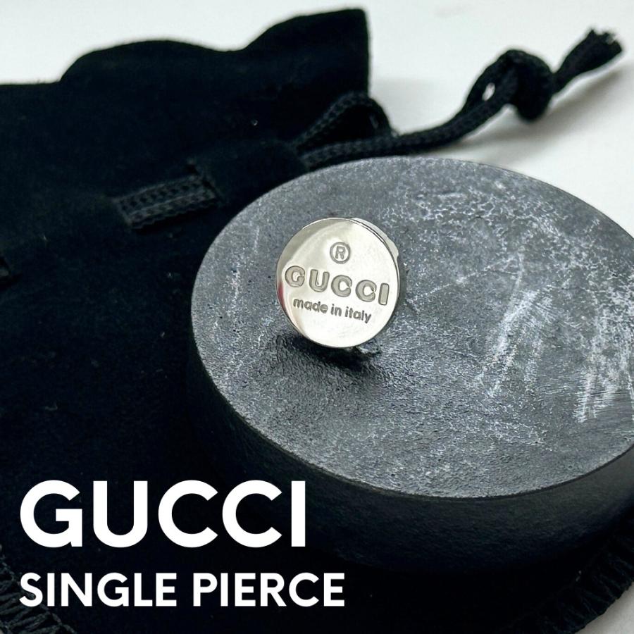 GUCCI 片耳ピアス GUCCI 片耳ピアス グッチ ピアス 片耳 丸型 スタッド レディース
