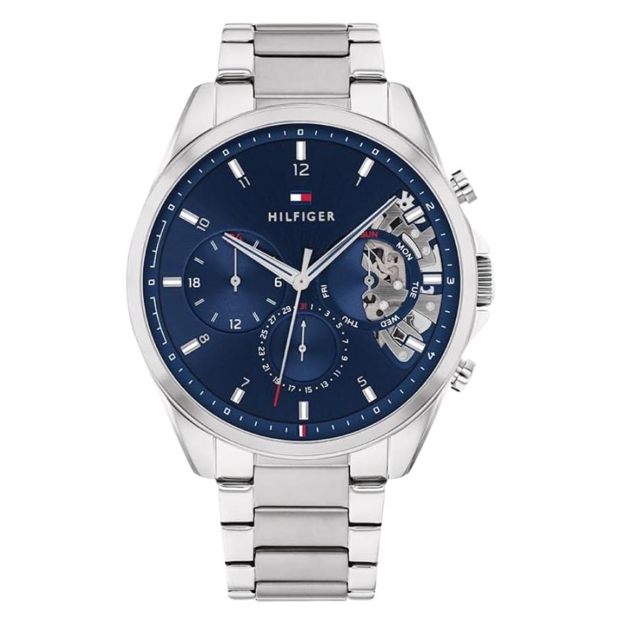 TOMMY HILFIGER（トミー・ヒルフィガー） 腕時計 メンズ 44mm ネイビー