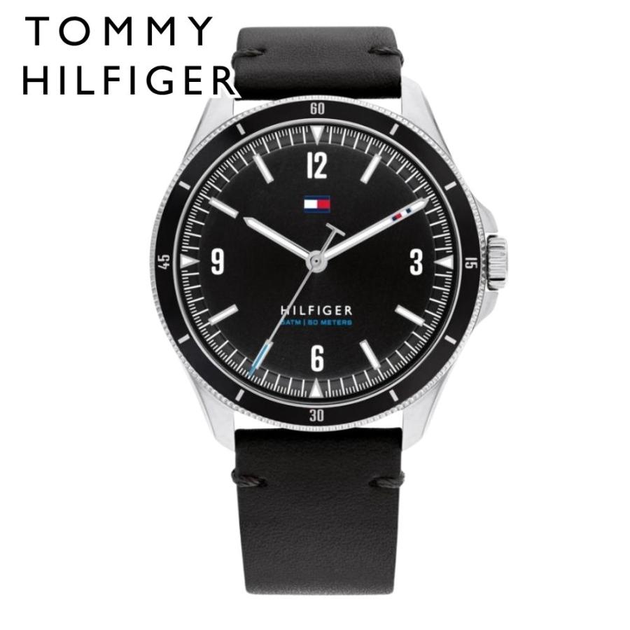 TOMMY HILFIGER（トミー・ヒルフィガー） 腕時計 メンズ 黒文字盤 