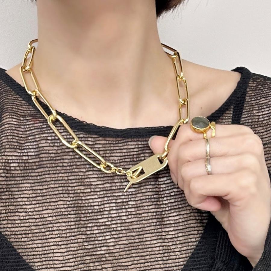 正規品 ショッパー付き 1AR ウノアエレ ネックレス ゴールドカラー 真鍮 ギフト 女性 爆買 成人 卒業 入学の画像