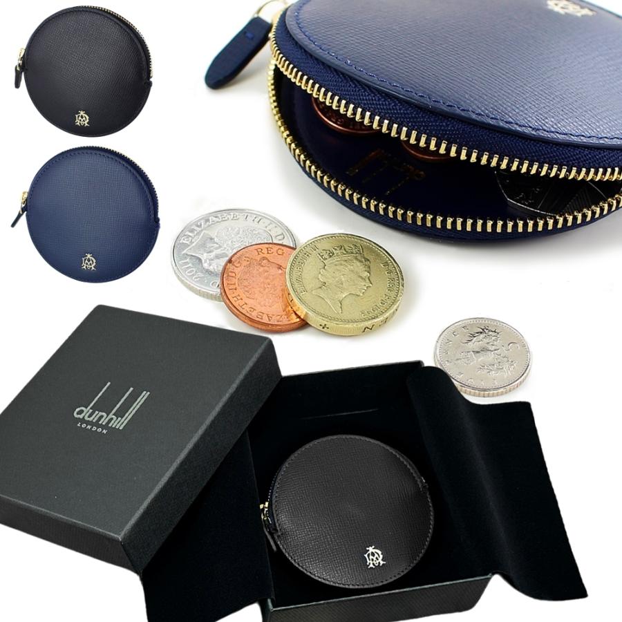 dunhill ダンヒル 小銭入れ コインケース 革 本革 スリム 丸型 dunhill ダンヒル 小銭入れ コインケース 革 本革 スリム 丸型