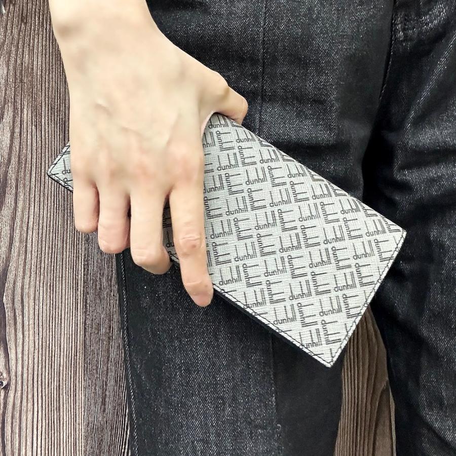 dunhill（ダンヒル） シグネチャー 長財布 小銭入れ付 メンズ ブランド