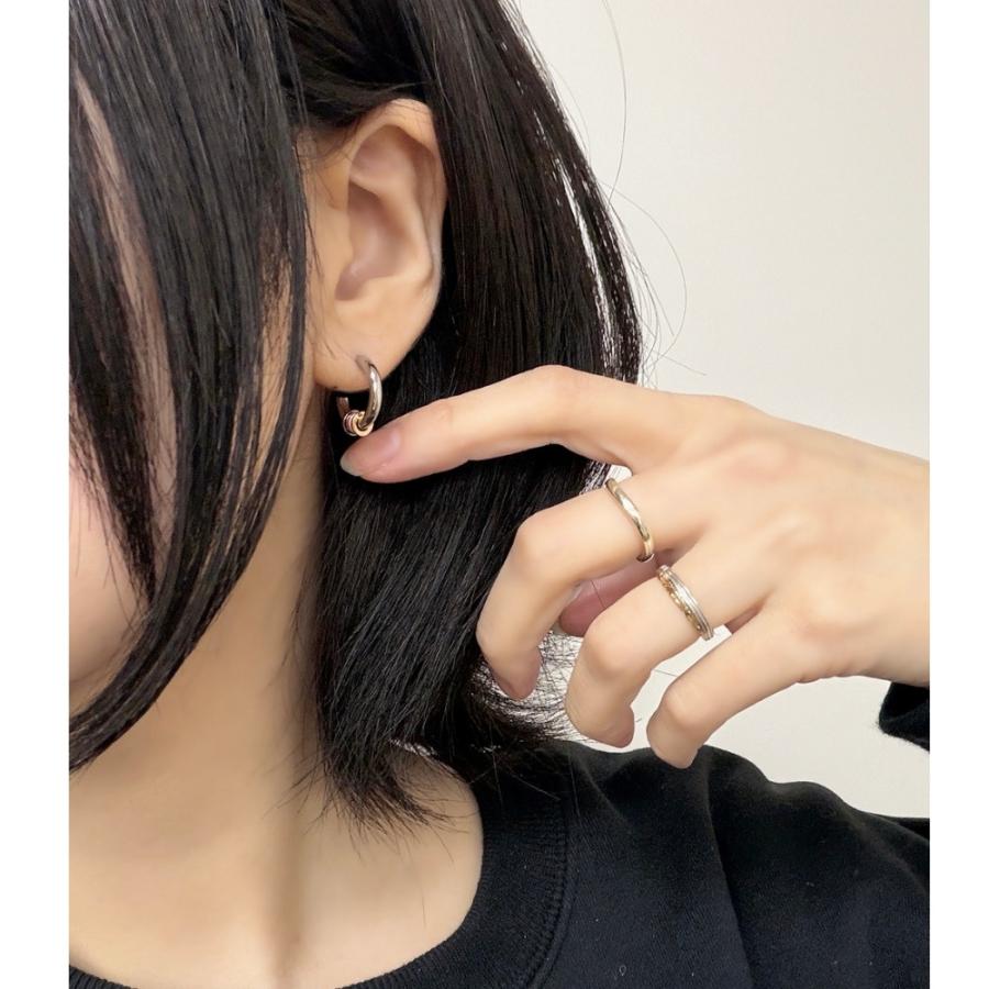 トミーヒルフィガー ピアス レディース フープ おしゃれ シンプル プレゼント 爆買 成人 卒業 入学の画像