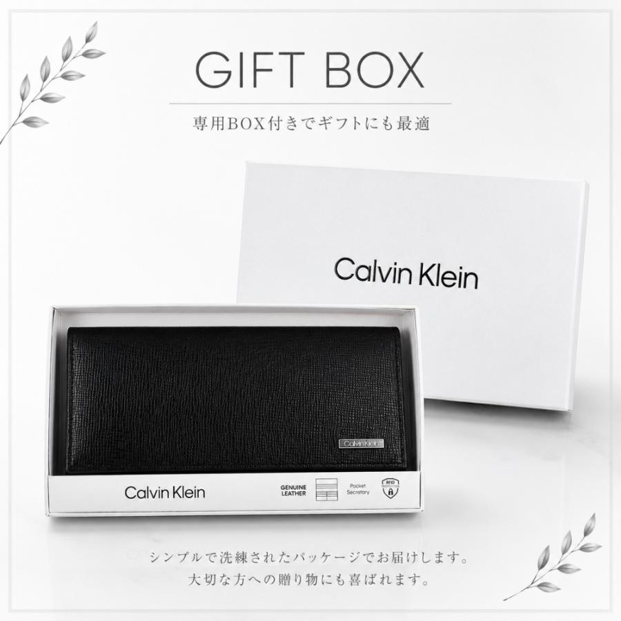 ck Calvin Klein カルバンクライン 長財布 メンズ ブランド 二つ折り長