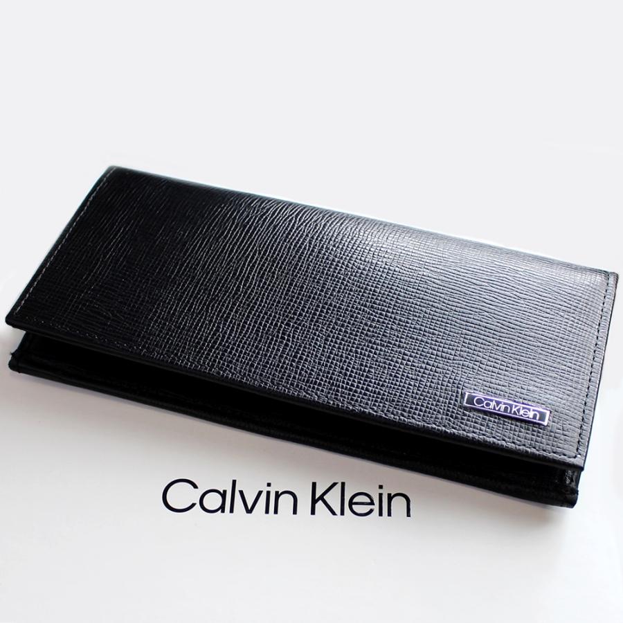 ☆匿名発送☆カルバンクライン CK 長財布 Calvin Klein カルバンクライン CK 長財布 クロコ型押 レザー