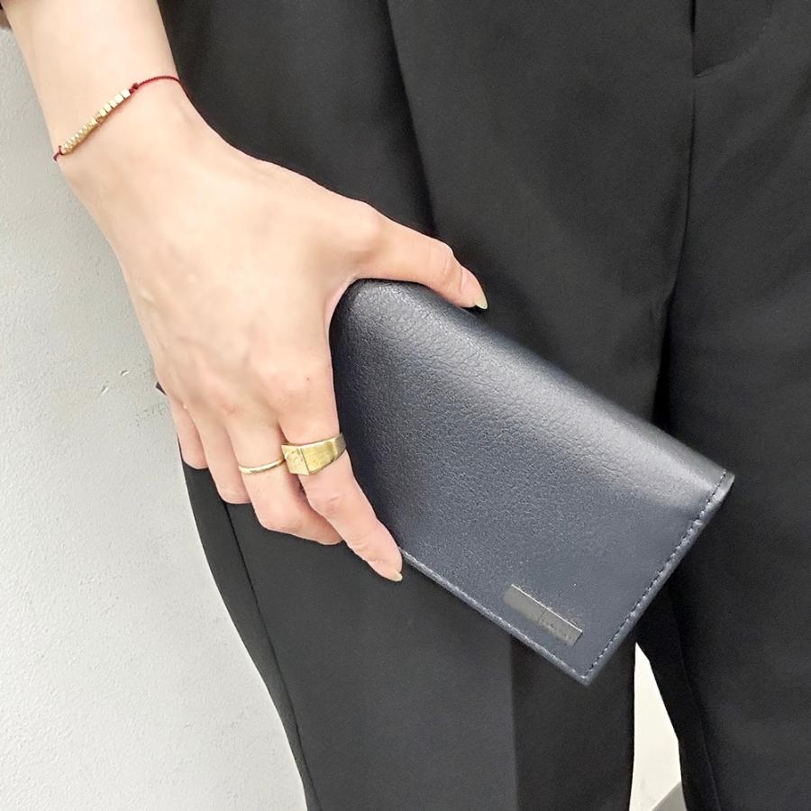 ck Calvin Klein カルバンクライン メンズ 長財布 二つ折り長財布 革